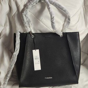 Calvin Klein Black Renya Tote - New